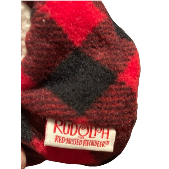 Rudolph the Red Nosed Reindeer Slipper Socks Slip Resistant Unisex Adult M-L EUC - Picture 3 of 8